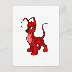 Proud red Gelert Postkarte