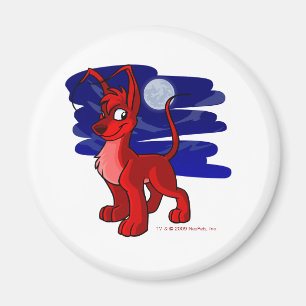 Proud red Gelert vom Mondlicht Magnet