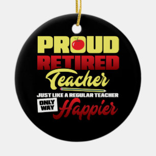 Proud Remüder Lehrerin Funny Keramik Ornament