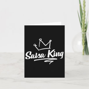 Proud Salsa Dance King Geschenk von Salsa Lover Me Karte