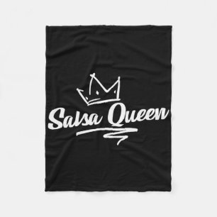 Proud Salsa Dance Queen Gift of Salsa Lover Women Fleecedecke
