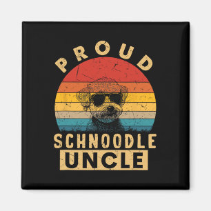 Proud Schnoodle Onkel gibt Hundeliebten Onkel Vate Magnet