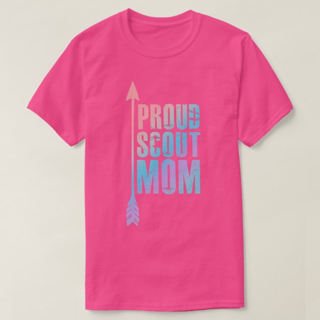 Proud Scout Mama Parent Mother Mother of Boy Girl  T-Shirt (Design vorne)