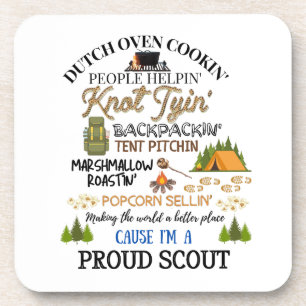 Proud Scout-Untersetzer Getränkeuntersetzer