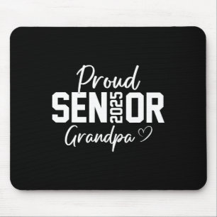 Proud Senior 2025 Opa Graduate Niedlich Heart Cl O Mousepad