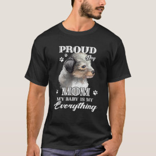 Proud Shetland Sheepdog Puppy Dog Mama Geschenk fü T-Shirt