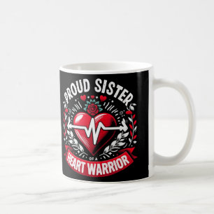 Proud Sister Heart Warrior Chd Awareness Congenita Kaffeetasse