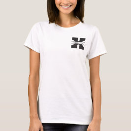 Proud Soccer Mama in Rot mit dem Namen "X" T-Shirt