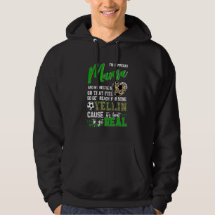 Proud Soccer Mama Soccer Familie Match 2 Hoodie