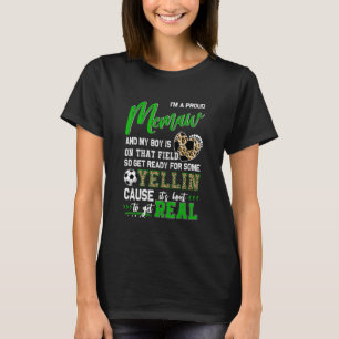 Proud Soccer Memaw Soccer Family Match 1 T-Shirt