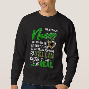 Proud Soccer Nanny Soccer Family Matching Sweatshirt