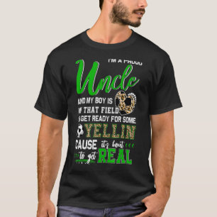 Proud Soccer Uncle Soccer Family Match 1 T-Shirt