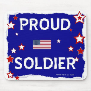 Proud Soldier - Mousepad
