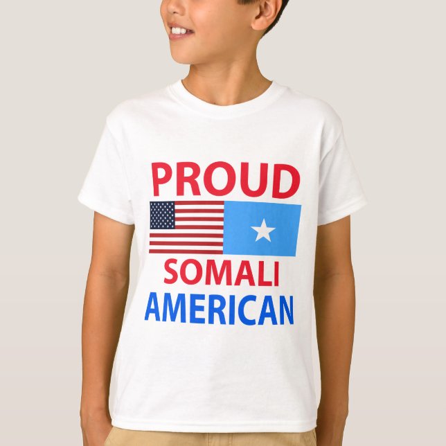 Proud Somali American T-Shirt (Vorderseite)