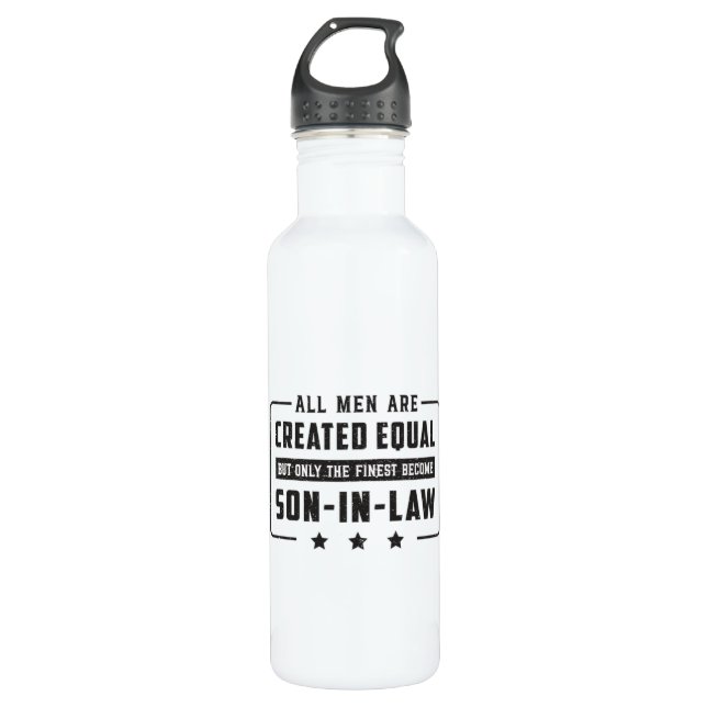 Proud Son in Law Best Son Phantastische Geschenkid Edelstahlflasche (Vorderseite)