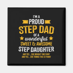 Proud Step Vater Phantastisch Step Töchter Väter D Magnet