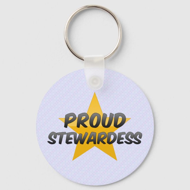 Proud Stewardess Schlüsselanhänger (Vorderseite)