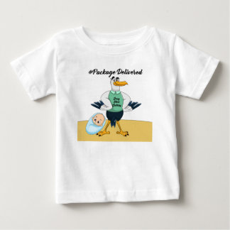 proud stork baby t-shirt