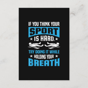 Proud Swimming Zitat Geschenke Schwimmer Sprichwor Begleitkarte