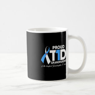 Proud T1D Großeltern von Enkelin Diabetes Aw Kaffeetasse