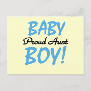 Proud Tante Baby Boy Tshirts und Geschenke Postkarte
