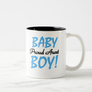 Proud Tante Baby Boy Tshirts und Geschenke Zweifarbige Tasse
