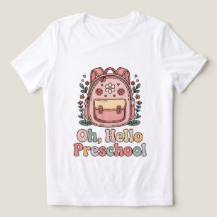 Proud Teacher Women's Hello Preschool Shirt