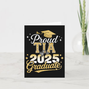 Proud Tia mit einer Cl von 2025 Graduate Senior Gr Karte