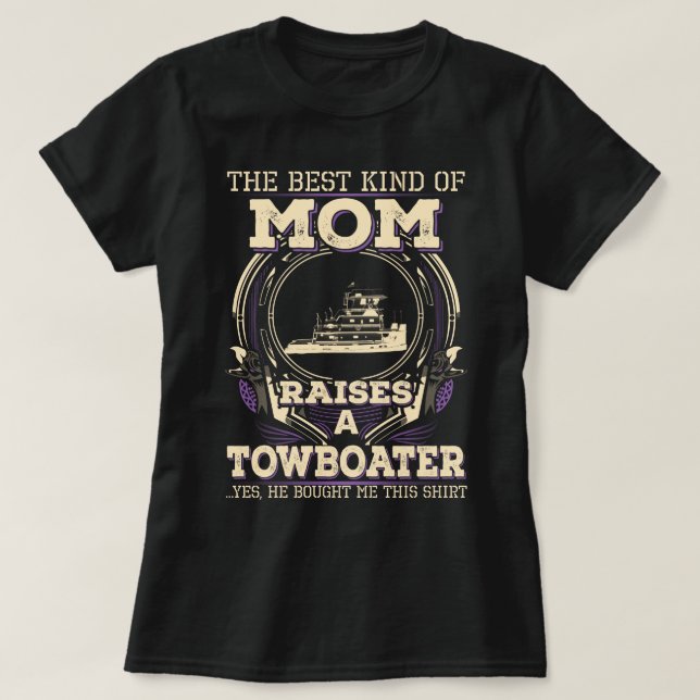 Proud Towboater-Mama T-Shirt (Design vorne)