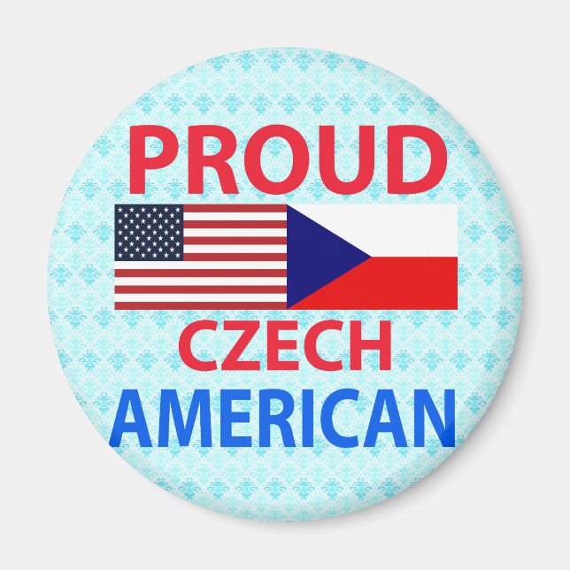 Proud Tschechische Amerikanerin Magnet (Vorne)