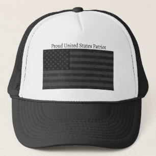 Proud U Patriot American Flag Truckerkappe