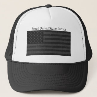 Proud U Patriot American Flag Truckerkappe
