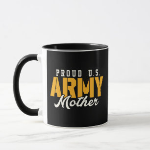 Proud U.S. Army Mother Veteran Mama Veteran Ehefra Tasse