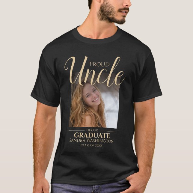 Proud Uncle | FOTO ABSCHLUSS T - SHIRT (Vorderseite)