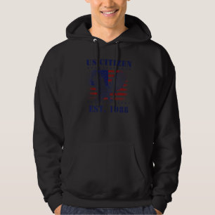 Proud US Citizen Est 1988 New American USA Hoodie