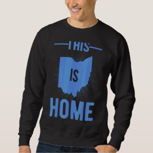 Proud Usa Fan Staat Dies ist Zuhause Map Ohio Sweatshirt