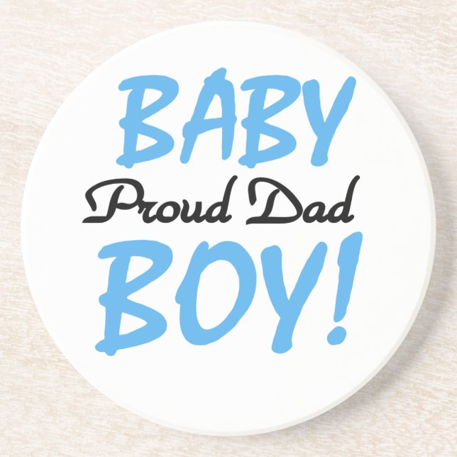Proud Vater Baby Boy Geschenke Untersetzer (Vorne)