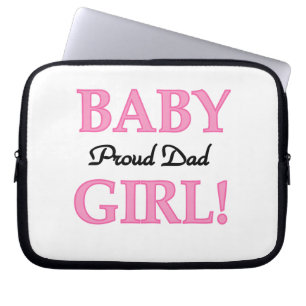 Proud Vater Baby Girl Geschenke Laptopschutzhülle
