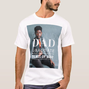 Proud Vater Graduate Bold Foto T - Shirt