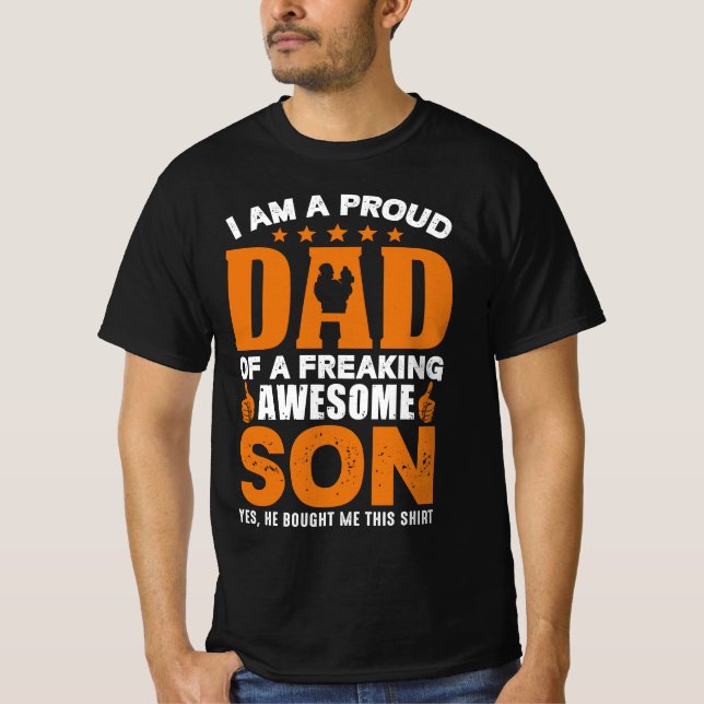 Proud-Vater T-Shirt (Vorderseite)