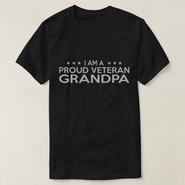 Proud Veteran Opa T-Shirt (Design vorne)
