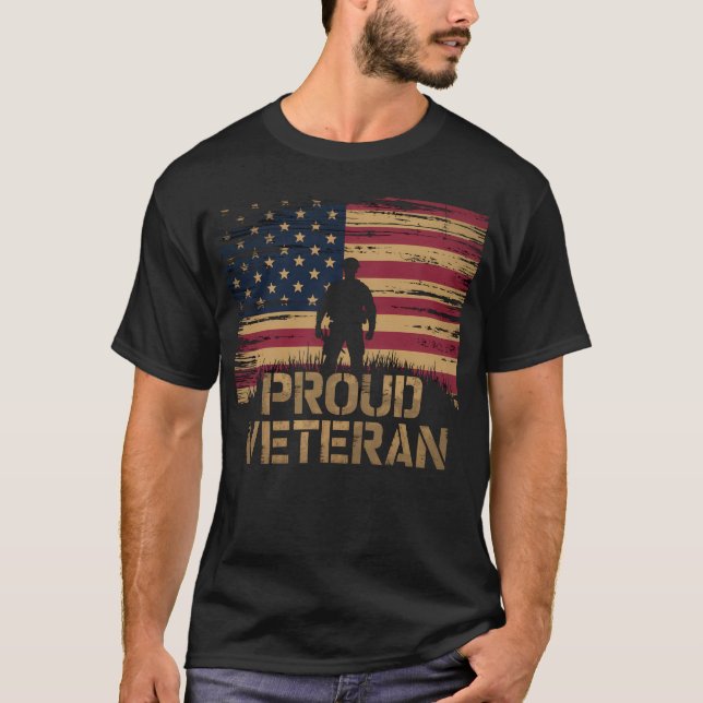 Proud Veteran Tshirt (Vorderseite)