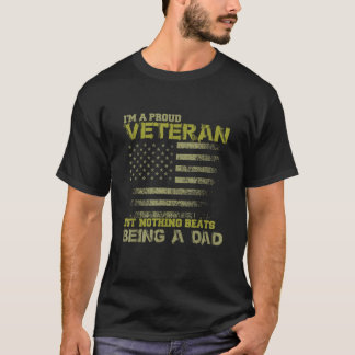 Proud Veteran Vater Veteran's Day T-Shirt