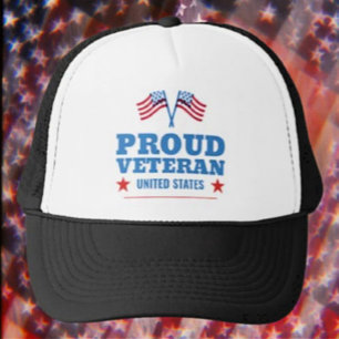 Proud Veteran Vereinigte Staaten Truckerkappe