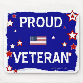 Proud Veteran - zu Ehren - Mousepad