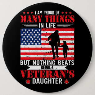 Proud Veterans Tochter 20 Button
