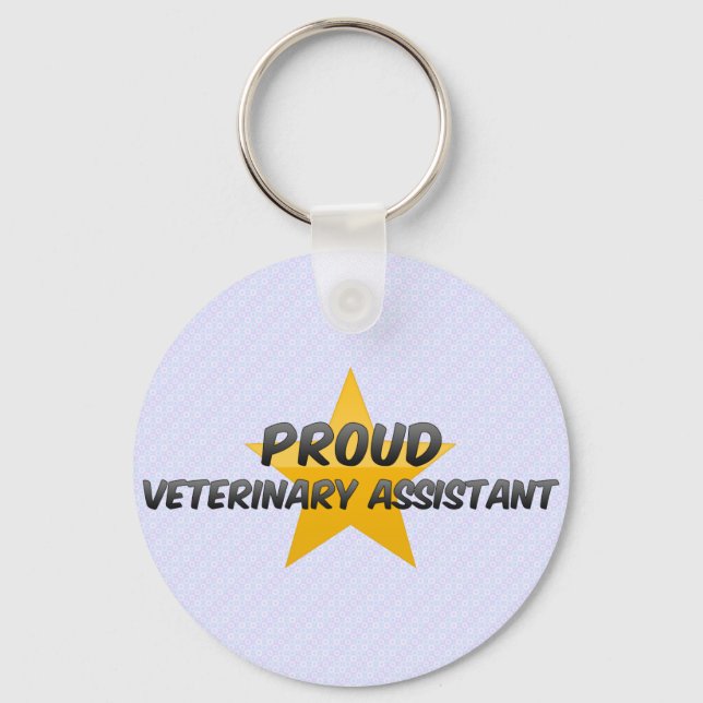 Proud Veterinary Assistant Schlüsselanhänger (Vorderseite)