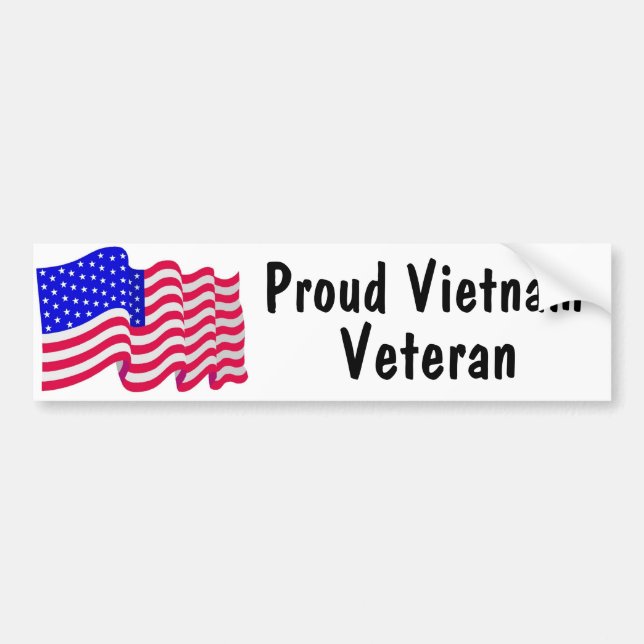 Proud Vietnam Veteran Autoaufkleber (Vorne)