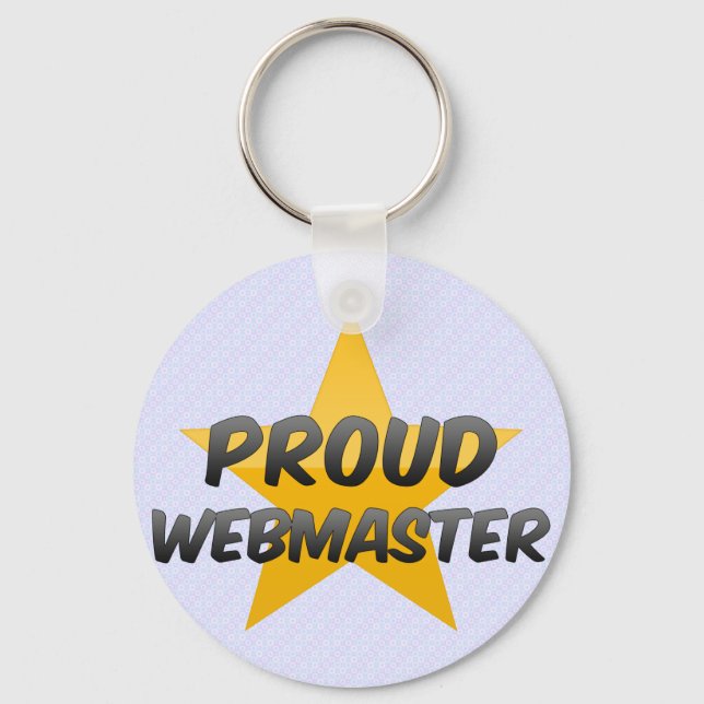 Proud Webmaster Schlüsselanhänger (Vorderseite)