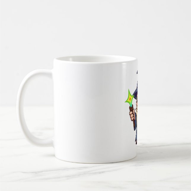 Proud Wizard Glows Wand Hero Kaffeetasse (Links)